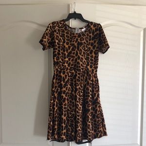 LuLaRoe cheetah print Amelia dress